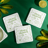 マーズとマリモニーの独身最後の夜 スクエアペーパーコースター