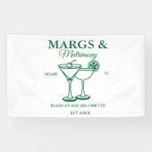 マーズとマリモニービーチ独身最後の夜のパーティー 横断幕 (横)