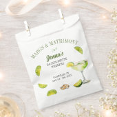 マーズと結婚式の前夜祭パーティー フェイバーバッグ (クリップ留めされた状態)