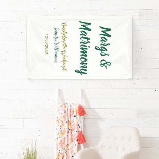 マーズと結婚式の名前の日付パーティ 横断幕 (インサイチュ)