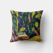 マーズデン絵画・ハートリーの赤い木 クッション (裏面)