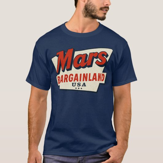 マーズバーゲンランドUSA ニューベッドフォード, MA Tシャツ (正面)