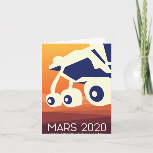 マーズ2020ローバースペースアート シーズンカード (正面)