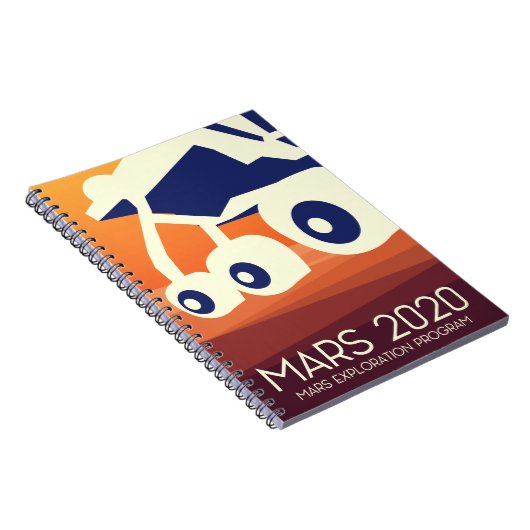 マーズ2020ローバースペースアート ノートブック (右側)