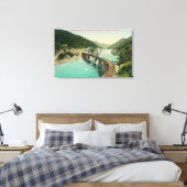 マーセド川にかかる鉄道橋 キャンバスプリント (インサイチュ (寝室))