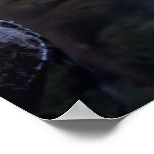 マーセド川 |ヨセミテ国立公園(日の出) ポスター (角)