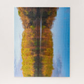 マーターズラー公園の池と森 ジグソーパズル (縦)