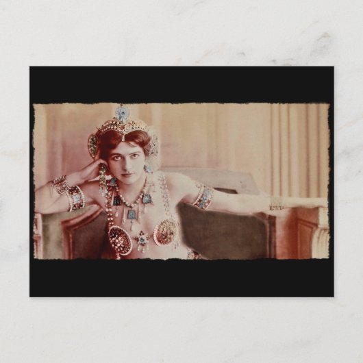 マータHariのハーレムの衣裳 ポストカード (正面)