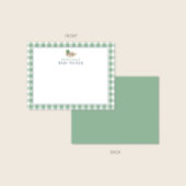 マーダック プレピー ギンガム ベビーボーイ ノートカード