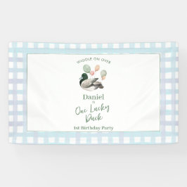 マーダック ラッキーダック 1歳の誕生日 横断幕