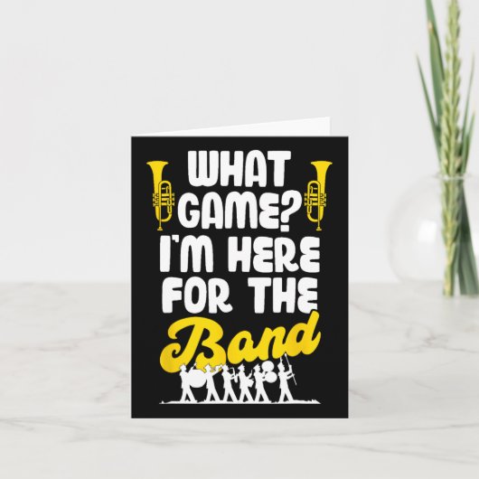 マーチおもしろいングバンド私がちょうどThのためにここにいるゲーム カード (正面)