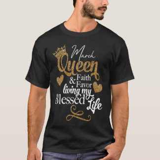 マーチクイーン 信仰と祝福 私の祝福された人生 Tシャツ