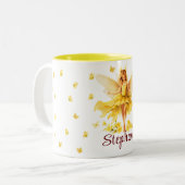 マーチダフォディル誕生月フローラ花妖精 ツートーンマグカップ (正面左)