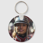 マーチパーソナライズされたングバンド写真両面 キーホルダー (裏面)