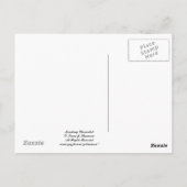 マーチングクラリネティスト葉書 ポストカード (裏面)