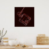 マーチングスネアドラムまたはドラマーのポスター ポスター (キッチン)