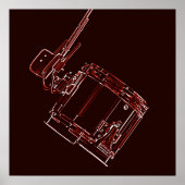 マーチングスネアドラムまたはドラマーのポスター ポスター (正面)