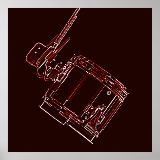 マーチングスネアドラムまたはドラマーのポスター ポスター (正面)