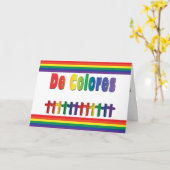 マーチングデコロレスがPalancaのノートカードを横切る カード (黄色い花)