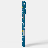 マーチングバリトン音楽ノート低音クレフ、 音符記号 Case-Mate iPhoneケース (裏面 / 右)