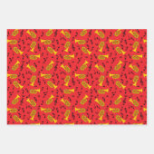 マーチングバリトン音楽ノート高音クレフ、 音符記号 ラッピングペーパーシート (正面3)