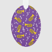 *マーチングバリトン音楽ノート オーナメント (正面)