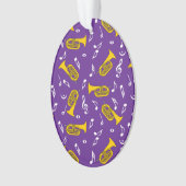 *マーチングバリトン音楽ノート オーナメント (正面)