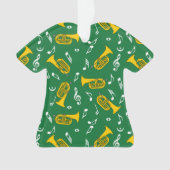 *マーチングバリトン音楽ノート オーナメント (正面)