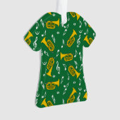 *マーチングバリトン音楽ノート オーナメント (正面)