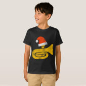 マーチングバンドおもしろいトゥバ Tシャツ (正面フル)