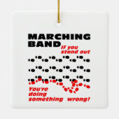 マーチングバンドが目立つ セラミックオーナメント (裏面)