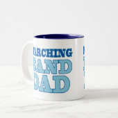 マーチングバンドのパパのマグ ツートーンマグカップ (正面左)