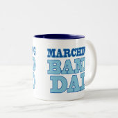 マーチングバンドのパパのマグ ツートーンマグカップ (正面右)