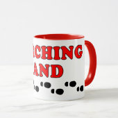 マーチングバンドの足跡 マグカップ (正面右)