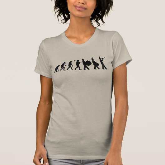 マーチングバンドの進化 Tシャツ (正面)