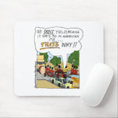 マーチングバンドはオフビートおもしろいな漫画のギフトを生み出す マウスパッド (マウス)