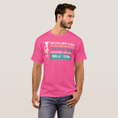 マーチングバンドは簡単選手の存在おもしろい- Flute Tシャツ (正面フル)