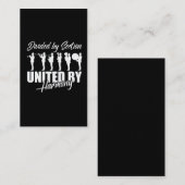 マーチングバンドを調和で区切る 名刺 (正面/裏面)