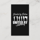 マーチングバンドを調和で区切る 名刺 (正面)