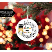 マーチングバンドクリスマス装飾 セラミックオーナメント