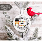 マーチングバンドクリスマス装飾 セラミックオーナメント