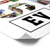 マーチングバンドシニア卒業写真コラージュ ポスター (角)