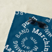 マーチングバンドスパイラル ビーチタオル (インサイチュ)