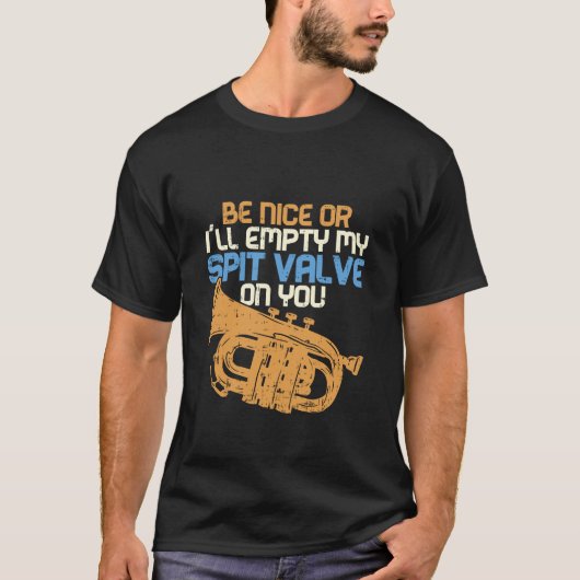 マーチングバンドトランペット Tシャツ (正面)