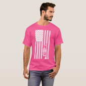 マーチングバンドトランペットTシャツ男性へ女性用Amer Tシャツ (正面フル)