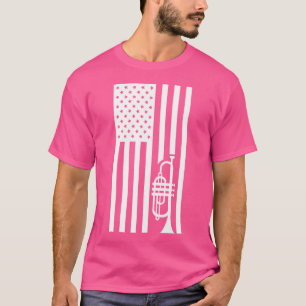 マーチングバンドトランペットTシャツ男性へ女性用Amer Tシャツ