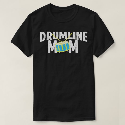 マーチングバンドドラムラインママ Tシャツ (デザイン正面)