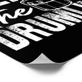 マーチングバンドドラム隊がドラムを恐れる ポスター (角)