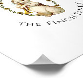 マーチングバンドハッピーイースターアートプリント ポスター (角)