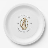 マーチングバンドハッピーイースター ペーパープレート (正面)